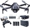 CHUBORY X10 PRO GPS Drone with Camera for Adults 4K UHD, 90 Min Long Flight Time,3280 FT Long Control Range, Auto Return, Follow Me, Brushless Motor, 5G FPV RC Quadcopter for Beginners(