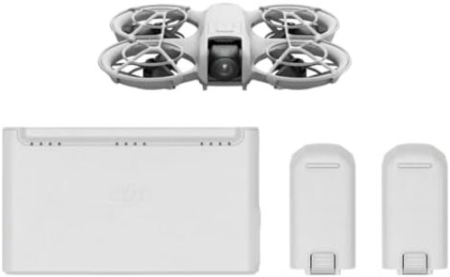 DJI Neo Three-Battery Combo, Mini Drone with 4K UHD Camera for Adults, 135g Self Flying Drone that Follows You, Palm Takeoff, Subject Tracking, QuickShots, Stabilized Video (Controller-Free)