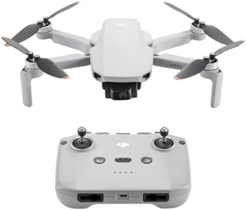 DJI Mini 2 SE, Lightweight Mini Drone with QHD Video, 10km Max Video Transmission, 31-Min Flight Time, Under 249 g, Auto Return to Home, 3-Axis Gimbal Drone with Camera for Beginners