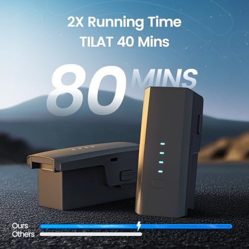 Holy Stone HS600D 3 Axis Brushless Gimbal GPS Drones With Camera For Adults 4K, FPV Drone, 8K Image, 4K/30FPS Video, 48MP Photo, 80 Min Flight, Auto Return, 20000Ft Control, QuickShot, Upgraded HS600 - Image 5