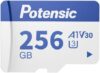 Potensic 256GB Micro Memory Card for Drones, A1, U3, V30, Read Speed up to 100 MB/s