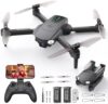 Mini Drone with Camera for Kids Beginners - Remote Control Helicopter Toys Gifts for Boys Girls, 1080P HD FPV RC Drones Support 2 Batteries, One Key Start/land, Gesture Selfie for Entertainment, Black