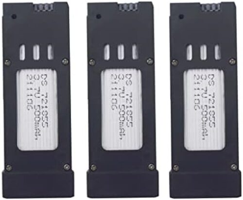 Fytoo 3.7V 500mAh Lithium Battery for E58 S168 JY019 Quadcopter Spare Parts UAV Lithium Battery (3PCS)