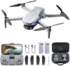 Mini X Drone with 4K Camera for Adults, 2-Axis Gimbal RC Quadcopter GPS Drone with Auto Return, 5G FPV Transmission, Wind Resistance,Follow Me,Long Flight Time and Distance, Easy Fly Gift for Beginner, Under249g