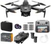 Mini Drone with Camera for Adults - 8K/4K 30FPS HD Video, 4.5" LCD FPV GPS Drone, 60-Min Flight Time (2 Batteries), 10,000ft Transmission, Auto Return, Foldable & Lightweight, Professional/Beginner Friendly