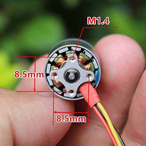 WYanHua-Motor Mini RC Quadcopter Drone Motor, Micro 1104 Brushless Motor, 1-2S 4300KV, Brushless Motor for DIY Mini FPV Indoor Traversing Machine Mini Precision - Image 7