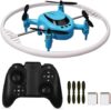 Mini Drone for Kids and Beginners - Small RC Drone with Cool LED Lights, 360° Flip and 90° Surround Flight - with Batteries, Extra Propellers and Remote Control - Long Battery Life, Easy to Use