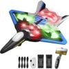 4DRC V31 RC Plane with Camera, Foam Remote Control Airplanes Drones for Kids Adults 8-12 12-16, RC Airplane Fighter Jet with Light, 360° Flip Fighter Jet Toy, Gravity Sensing, Stunt Roll, Airplane Toy