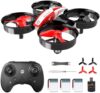 Holy Stone Mini Drone for Kids and Beginners RC Nano Quadcopter Indoor Small Helicopter Plane with Auto Hovering, 3D Flips, Headless Mode and 3 Batteries, Great Gift Toy for Boys and Girls, HS210 Red