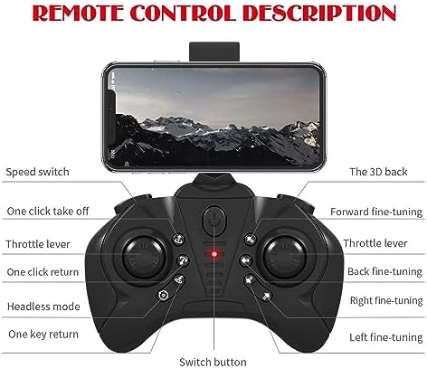 Lozenge Drone Super Small Mini Drones with Camera for Adults 1080P Drones for Beginners RC Helicopter Quadcopter Toy UAV Altitude Hold Trajectory Flight - Image 2