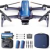 V11PRO Drone with 8K Camera for Adults, 3-Axis Gimbal Drones with 4K/30fps Video, 1/2 CMOS Sensor, 80min Flight Time with 2 Batteries, 6KM Video Transmission Quadcopter, Professional Drone