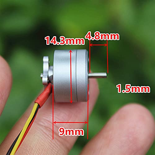 WYanHua-Motor Mini RC Quadcopter Drone Motor, Micro 1104 Brushless Motor, 1-2S 4300KV, Brushless Motor for DIY Mini FPV Indoor Traversing Machine Mini Precision - Image 5