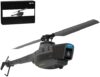 DIYET Remote Control Helicopter, 2.4G 4CH RC Helicopter Black Hornet Aerial Vehicle Reconnaissance Military Aircraft Model Helicopter Toy (RTF Version)