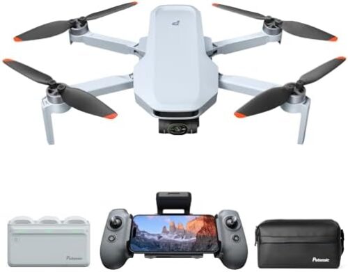 Potensic ATOM 2 Drone with Camera for Adults 4K Video, 8K Photo, Under 249g, 3-Axis Gimbal, 10KM Transmission, AI Track, Vertical Shooting, AI Night Shot, QuickShots, Fly More Combo (96-Min Flight)