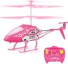 Remote Control Helicopter for Kids, Pink RC Helicopters Toys for Girls 8-10 11 12 13 14 Years Old Gifts, 2.4GHz 3.5 Channel Rc Helicopter Drones with LED Light for Kids Beginner- Easy to Fly Indoor