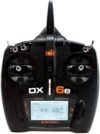 Spektrum DX6e 6-Channel DSMX 2.4GHz RC Radio Transmitter Only (No Receiver) with 250 Model Memory | Telemetry | Wireless Trainer Link, SPMR6655 , Black