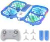 UranHub Drones for Kids, Mini Drone with 5 Lighting Modes, 22-Min Flight Time RC Drone with 2 Batteries/2 Takeoff Options/3D Flip/3-Speed/Propeller Protection Cover, etc, Gift for Kids (Blue)