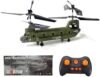 S026H Dual-Rotor Transport RC Helicopter, 2.4G 3CH Dual-Rotor Military Aircraft Model with Gyro, One-Key Takeoff/Landing, Army Drone for Beginners and Enthusiasts (RTF Version)