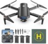 Holy Stone HS360S GPS Drones with 4K UHD Camera for Adults,RC FPV Foldable Quadcopter Drone with 3 Batteries,10000 Ft Transmission,GPS Follow Me, Auto Smart Return, Brushless Motor,Beginner Mode,249g
