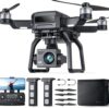 Bwine F7 Pro Drones with Camera for Adults 4K UHD Aerial, 3-Axis Gimbal, 10000FT Control, 50 Mins Flight Time with 2 Batteries, GPS Follow, Waypoint, Orbit Fly, Auto Return, Beginner Mode