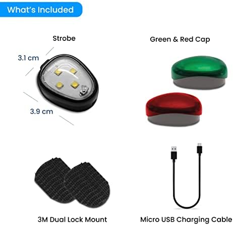 Lume Cube - Drone Strobe - Anti-Collision Lighting - FAA Anti-Collision Light - Fits All Drones - Long Battery Life - DJI Mini, Mavic, Phantom, Inspire, Matrice - Image 7