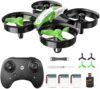 Holy Stone Mini Drone for Kids and Beginners, Indoor Outdoor Quadcopter Plane for Boys Girls with Auto Hover, 3D Flips, 3 Batteries, Headless Mode, Great Gift Toy for Boys and Girls, HS210 Green