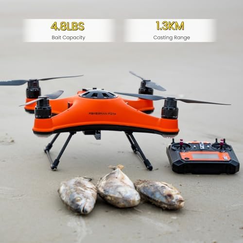 SwellPro FD1+ Fisherman Best Fishing Drone with Bait Release, 4.8 LBS Payload, 1.3KM Range, IP67 Waterproof, Auto Return & Flip, Self-floating, Entry-Level, No Camera Included - Image 5