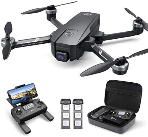 Holy Stone HS720E Drones with Camera for Adults 4K,Integrated Remote ID, 2 Batteries 46 Min Flight Time, 5GHz FPV Transmission, 130ยฐ FOV EIS Camera,Drone with 4K/30FPS Video,Brushless Motor, Auto Return, Follow Me, GPS Drone for Beginner