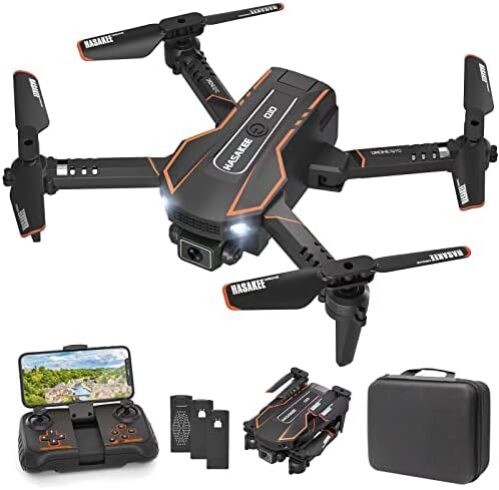 AVIALOGIC Mini Drone with Camera for Kids, Remote Control Helicopter Toys Gifts for Boys Girls, FPV RC Quadcopter with 1080P Live Video Camera, Gravity Control, 3 Batteries, Carrying Bag