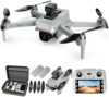 Drone with Camera for Adults 4K, Upgraded 4.5inch LCD RC Screen, GPS 2-Axis Gimbal Quadcopter Brushless Motor, Auto Return, Follow Me, Waypoint Fly, Optical Flow, Visual Tracking,60 Mins Flight, Foldable 5G Transmission FPV Quadcopter for Beginners