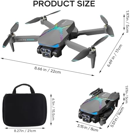 Drone with Camera for Adults, 1080P FPV Drones for kids and Beginners with Brushless Motors, Upgrade Altitude Hold, 90Β° Adjustable Lens, Gestures Selfie, 60 Mins Fly Time - Image 6