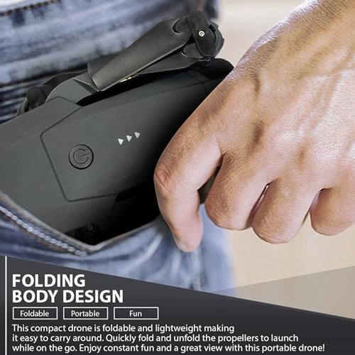 Skyhawk Drone with Camera | Quadcopter Drones for Kids, drone for adults, beginner drone and pros | HD pictures and videos, foldable, silent, 30 MPH Falcon Drones with Camera for Adults 4k - Image 7