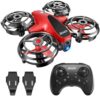 Drones for Kids,Drrntr Mini Drone - Kids Drone with 3D Flip, Auto Hovering,Rc Drone for Kids 8-12 with Headless Mode, 2 Batteries - Indoor Quadcopter,Flying Toys Gifts for Boys and Girls