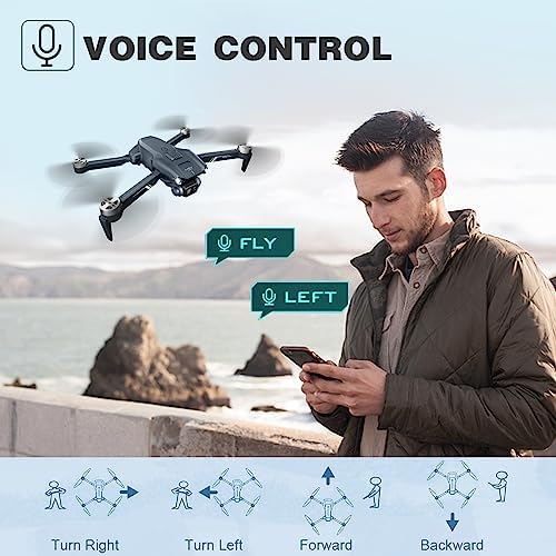Drone with Camera 1080P,Brushless Motor drone for Adults Foldable RC Quadcopter for Beginners Kids,2 Batteries, Altitude Hold, Optical Flow, 3D Flips,Toy Gifts for Boys Girls - Image 7