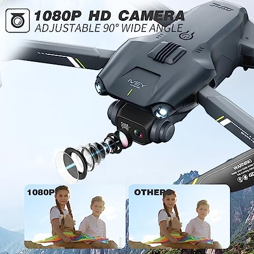 Drone with Camera 1080P,Brushless Motor drone for Adults Foldable RC Quadcopter for Beginners Kids,2 Batteries, Altitude Hold, Optical Flow, 3D Flips,Toy Gifts for Boys Girls - Image 2