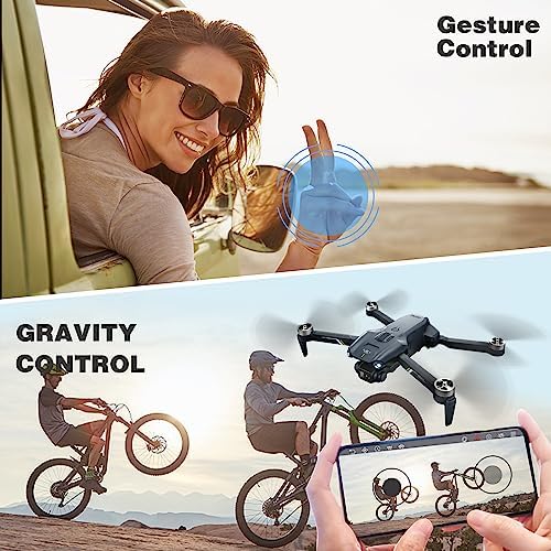 Drone with Camera 1080P,Brushless Motor drone for Adults Foldable RC Quadcopter for Beginners Kids,2 Batteries, Altitude Hold, Optical Flow, 3D Flips,Toy Gifts for Boys Girls - Image 3