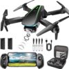 Mini Drone with Camera - 1080P HD Foldable Drone with Stable Hover, Gravity Control, Auto-Follow, Trajectory Flight, 90° Adjustable Lens, One Key Take Off/Land, 3D Flip, Drones for Adults
