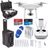 Shutter Stop DJI Phantom 4 PRO Professional Drone CP.PT.000488 + Hardshell Case 32GB Memory Card Reader Quadcopter Starter Bundle (Renewed)