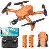 3T6B Small Drones for Kids 8-12, Mini Drone 4K Dual Camera with 3D Flips, Altitude Hold, Headless Mode, Gesture Operation, Gravity Sensor, 2.4Ghz Foldable RC Quadcopter Drone for Beginner and Kids