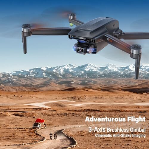 Bwine F7GIM Pro Drone with 6K UHD Camera and 3-Axis Brushless Gimbal, GPS Smart Control for Adults and Beginner, Plus 70Mins Flight Time, 10000Ft FPV Digital Transmission and TOF Safety Support