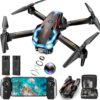 Drone with Camera for Adults, 2K HD FPV Drones with Upgrade Altitude Hold, One-Key Take Off/Landing, Speed Adjustment, Headless Mode, 2 Batteries, Toys Gifts for Teen Boys Girls, Beginner