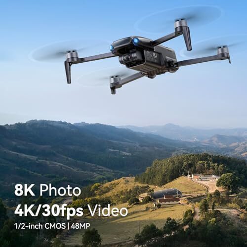 Ruko U11MINI 4K, Under 249g Pocket Drone with Camera for Adults 8K Photo 4K/30fps Video, 3-Axis Gimbal EIS, 20000ft FPV Digital Transmission, FAA-Exempt (32-Min Flight)