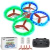 X2 Drones for Kids big size Drone for Beginners with Light RC Drones with Altitude Hold,Quadcopter with 1-key Land, 3 Speed Modes, 360° Flip, 2 Batteries,Gifts Toys for Boys and Girls,X-IMVNLEI