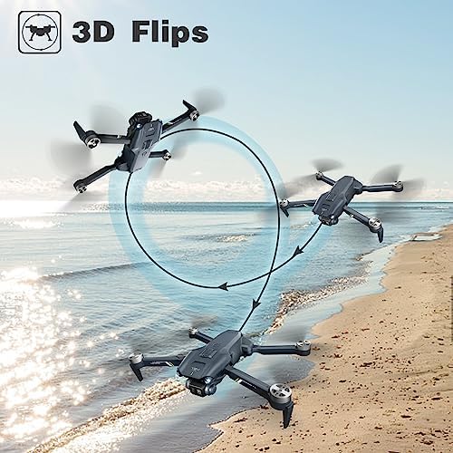Drone with Camera 1080P,Brushless Motor drone for Adults Foldable RC Quadcopter for Beginners Kids,2 Batteries, Altitude Hold, Optical Flow, 3D Flips,Toy Gifts for Boys Girls - Image 9