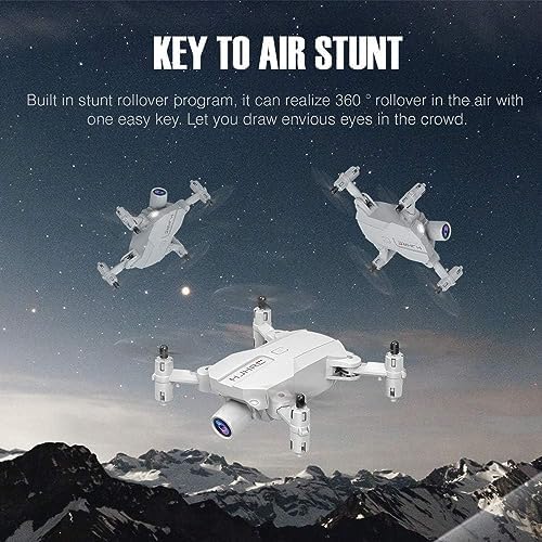 Lozenge Drone Super Small Mini Drones with Camera for Adults 1080P Drones for Beginners RC Helicopter Quadcopter Toy UAV Altitude Hold Trajectory Flight - Image 8