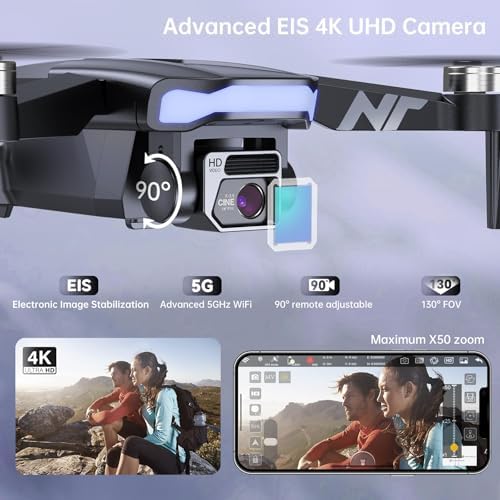 N11 PRO GPS Drone with Camera for Adults 4K UHD, 90 Min Long Flight Time, Long Control Range, Auto Return, Follow Me, Brushless Motor, 5G FPV RC Quadcopter for Beginners - Image 4