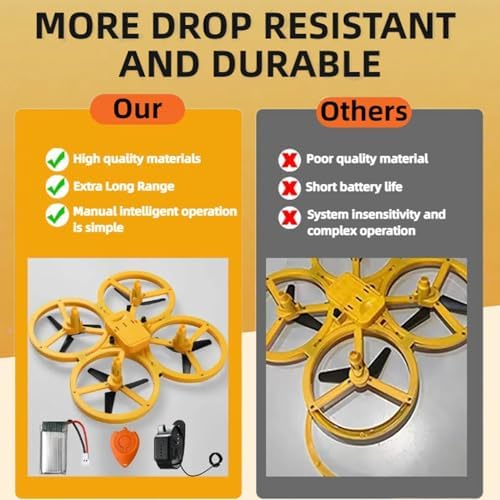 2025 Upgraded Hand Controlled Drone for kids,Somatosensory aircraft with Smart Watch Controlled, Gesture sensing aircraft Cool LED Remote Control Drone 360° Flips,quadcopter,Toys Gifts for Boys and Girls - Image 3