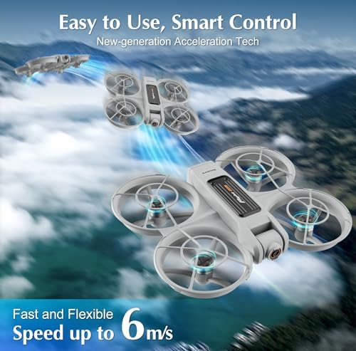 Drones for Adults with Camera 2K, Upgraded 4.5inch LCD RC Screen Remote Control, Brushless Motor Smart FPV Quadcopter for Kids Beginners, Auto Hovering, 3D Flips, Headless Mode, Follow Me, 2 Batteries, 30 Mins Flight Time, Great Gift Toy for Boys and Girls - Image 3