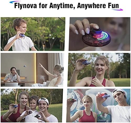 FLYNOVA Hand Operated Mini Drones,UFO Magic Flying Orb Ball Toys with Lights,Hover Boomerang Flying Spinner,Christmas Birthday Gifts for 6 7 8 9 10 11+ Boys Girls Teen,Kids Adults Indoor Outdoor Toys - Image 8