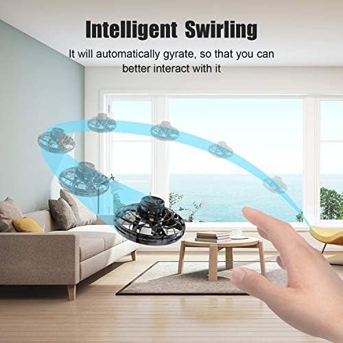 FLYNOVA Hand Operated Mini Drones,UFO Magic Flying Orb Ball Toys with Lights,Hover Boomerang Flying Spinner,Christmas Birthday Gifts for 6 7 8 9 10 11+ Boys Girls Teen,Kids Adults Indoor Outdoor Toys - Image 4